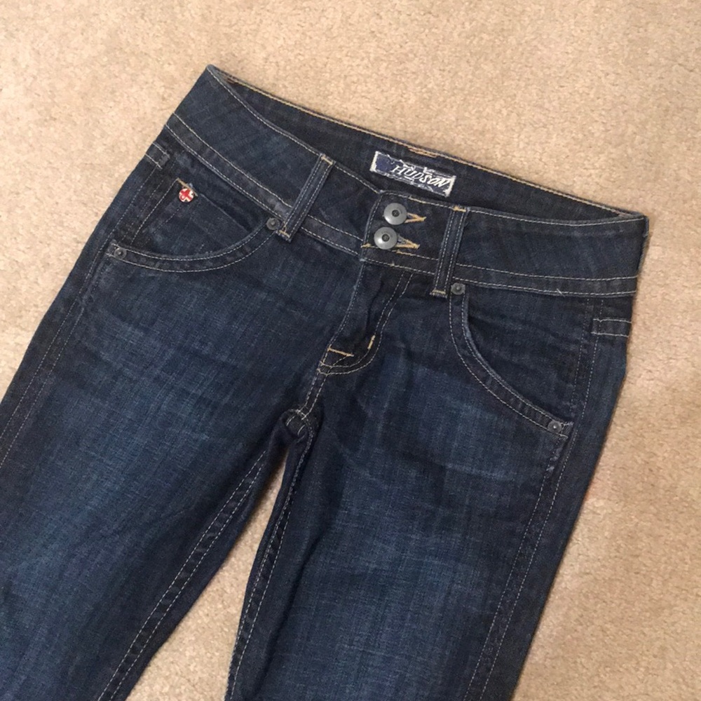 Hudson jeans size 24 dark wash flap pockets - Picture 5 of 6